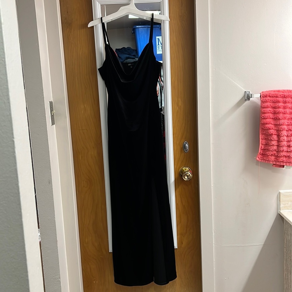 Spaghetti strap black dress size Medium or 8.